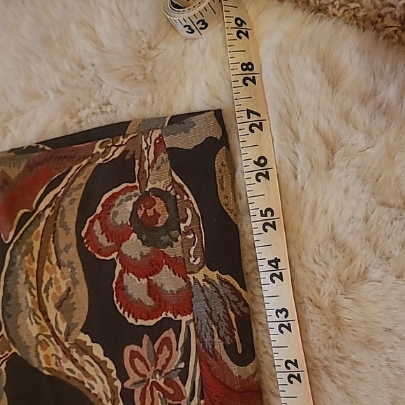 RL Dark Floral Linen Pants 4P Ralph Lauren - Picture 9 of 12